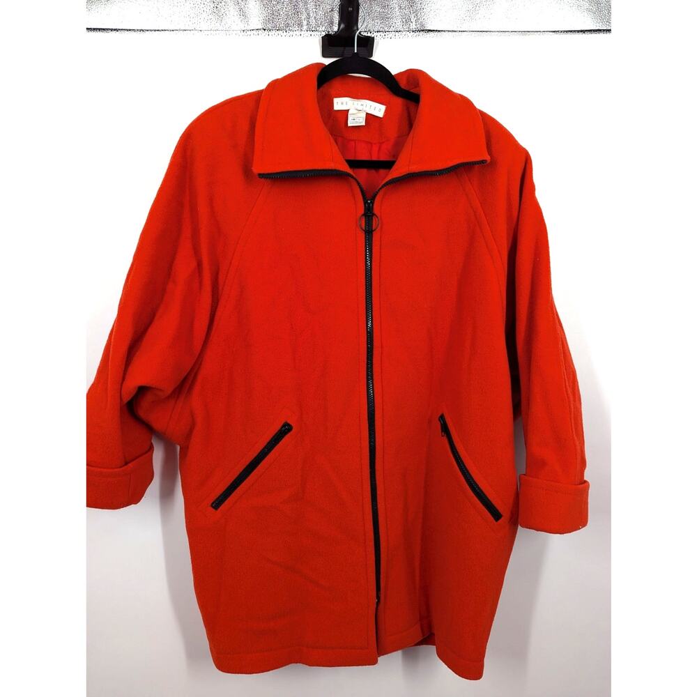 Vintage The Limited SZ S Wool Oversize Dolman Y2K Wool Long Lined Coat  Blanket